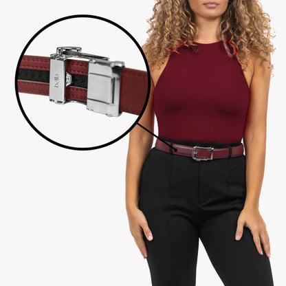 Classic Belt - Bordeaux (vegan)